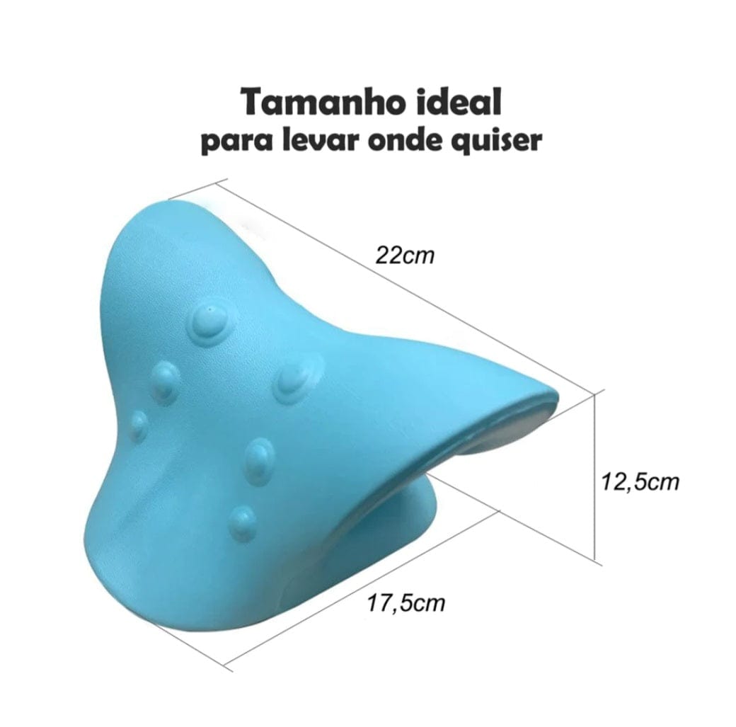 Relaxador e Alongador de Pescoço Ergonômico – Descompressão Cervical, Alívio da Dor e Realinhamento da Coluna