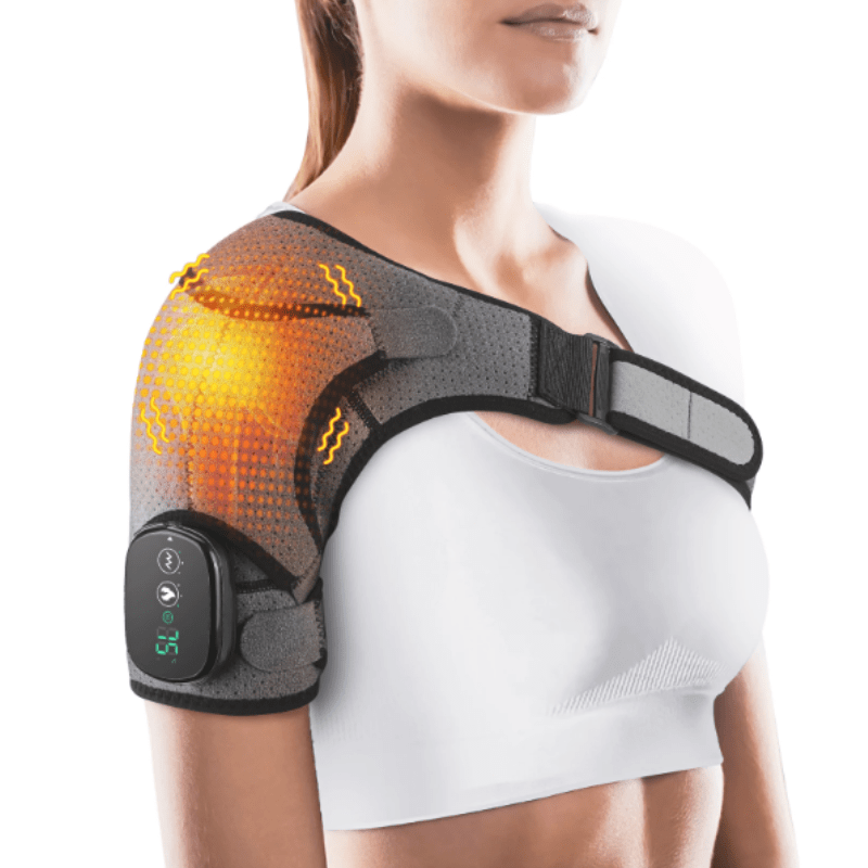 Terapia 3 em 1: Massageador e Aquecedor para Joelho, Ombro e Cotovelo – Alívio Rápido da Dor e Rigidez