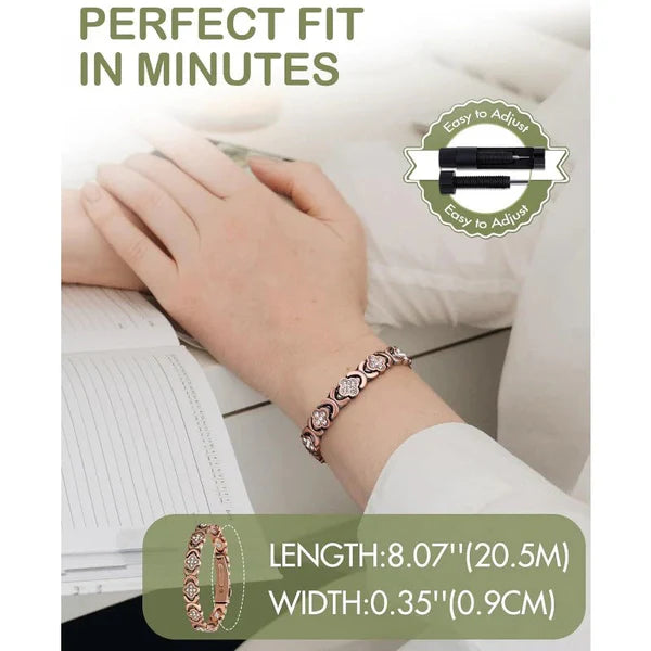 Adjustable Healing Magnetic Bracelet for Women