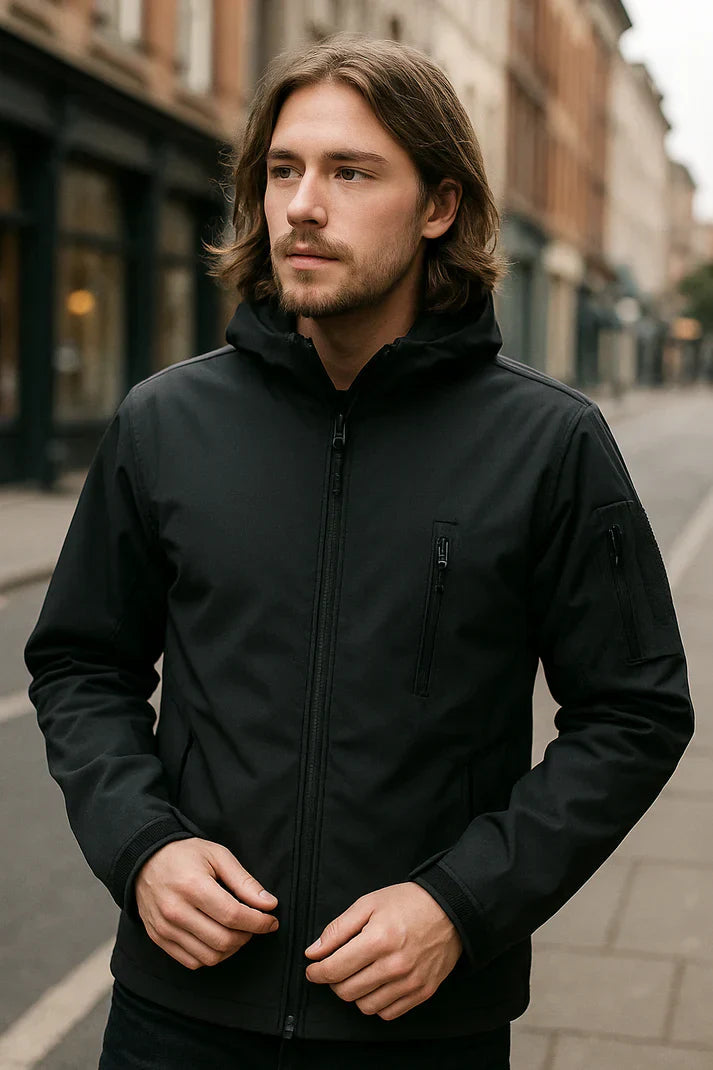 Men’s waterproof hooded jacket
