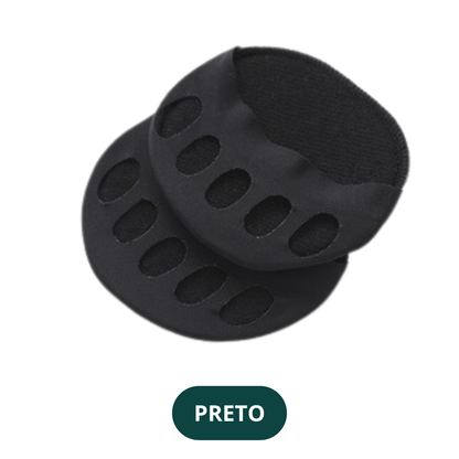 Almofada em Gel Favo de Mel para o Antepé – Amortecimento Ortopédico, Alívio de Dor e Uso com Salto Alto (Par)