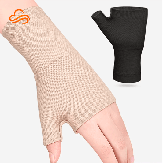 Luva de Compressão 360º Terapêutica – Alívio da Dor, Artrite, Tendinite e Inchaço nas Mãos (Par)