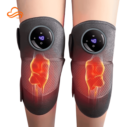 Massageador Portátil 3 em 1 (Joelho, Ombro, Perna) – Terapia de Calor e Vibração para Alívio da Dor Articular