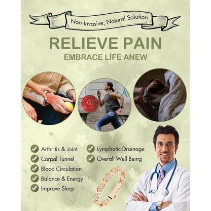 Adjustable Healing Magnetic Bracelet for Women