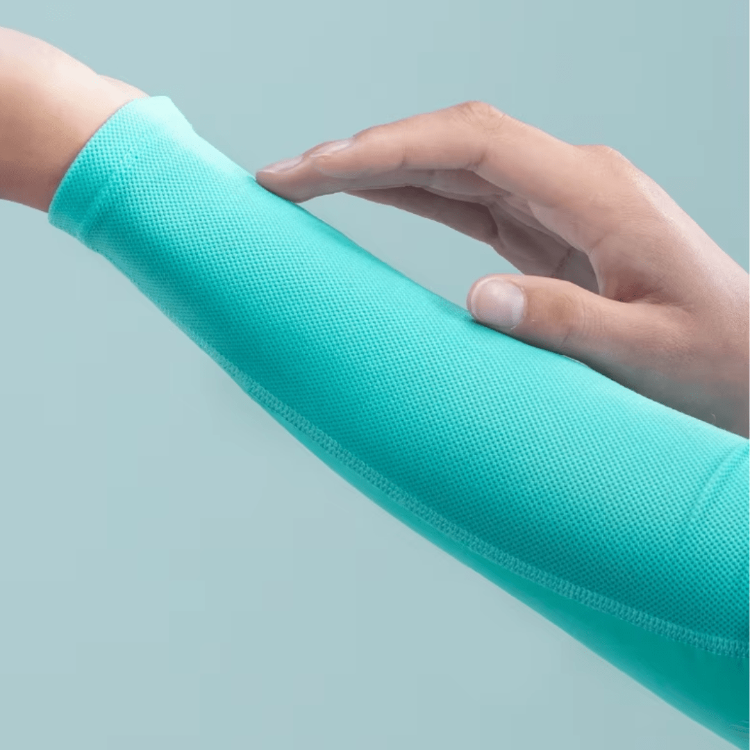 Manguito de Compressão UV 50+ (Par) – Proteção Solar Máxima, Conforto Térmico e Performance Esportiva