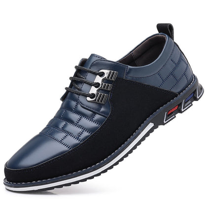 Malvin - Elegant lace-up shoes made of synthetic leather
