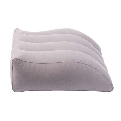 Apoio Inflável para Pés e Pernas  – Almofada Aveludada Multiuso para Conforto e Circulação