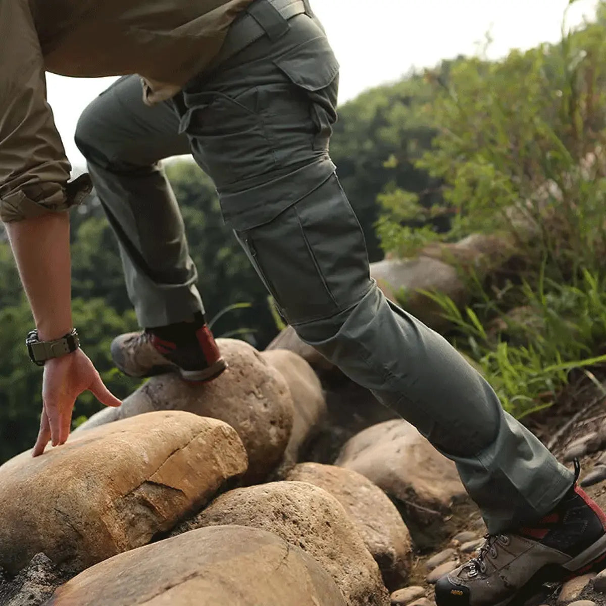 Kampftaugliche taktische Hose mit kostenlosem Gürtel – Rüste dich für den Einsatz!
