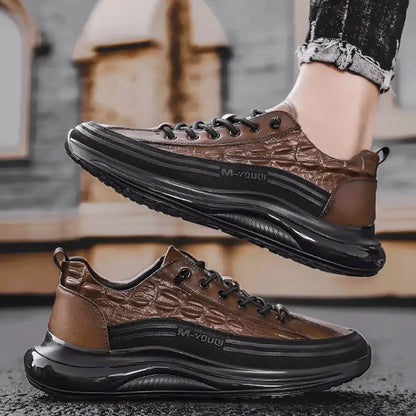 Drako® Herren Croc Skin Sneakers
