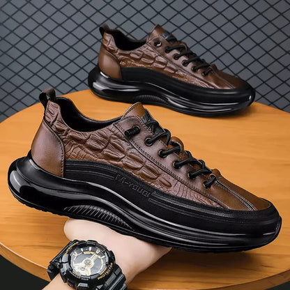 Drako® Herren Croc Skin Sneakers