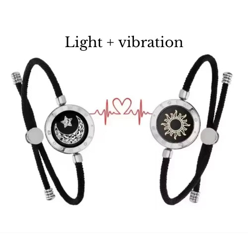 Long-distance bracelets Light + Vibration