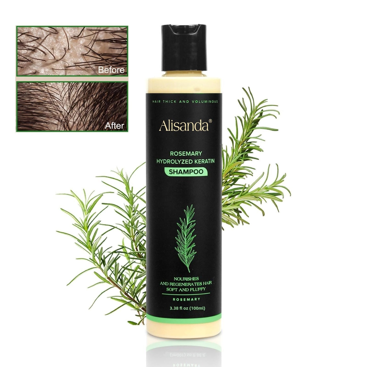 🔥LAST DAY 50% OFF - Alisanda® Organic Rosemary Hair Growth Shampoo