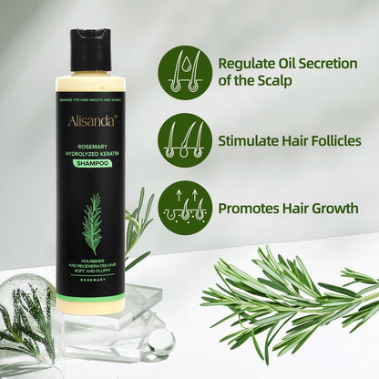 🔥LAST DAY 50% OFF - Alisanda® Organic Rosemary Hair Growth Shampoo