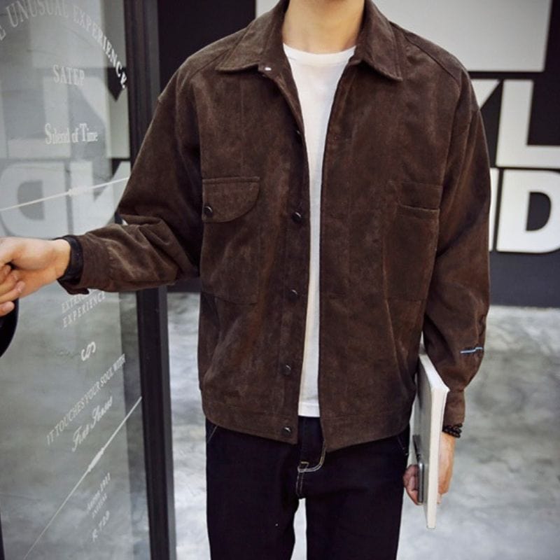 Herren Cord-Overshirt – Perfekt für einen entspannten Chill!