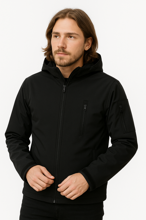 Men’s waterproof hooded jacket