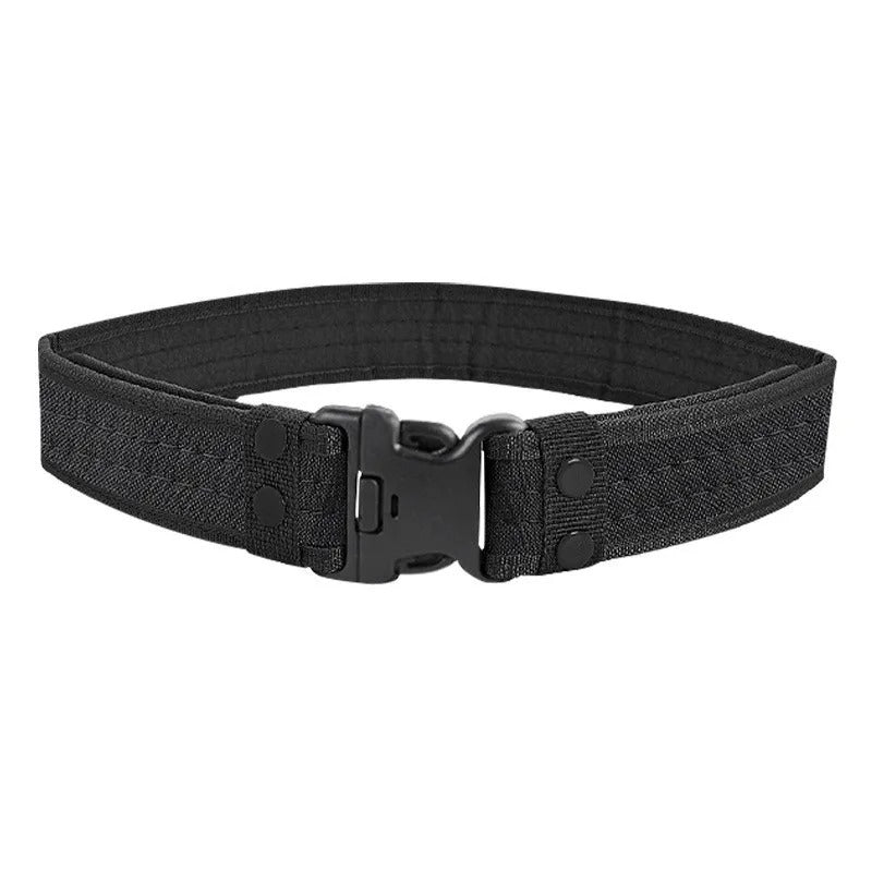 New Style Men's Quick-Release Tactical Belt - Outdoor Camouflage Nylon Wide Waist Belt for Mountaineering, Hiking, Work, Fishing
