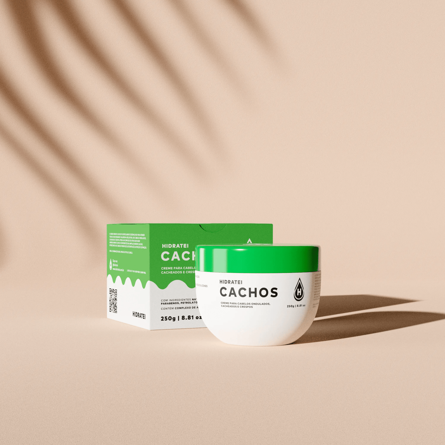 Kit Shampoo e Creme Capilar Cachos