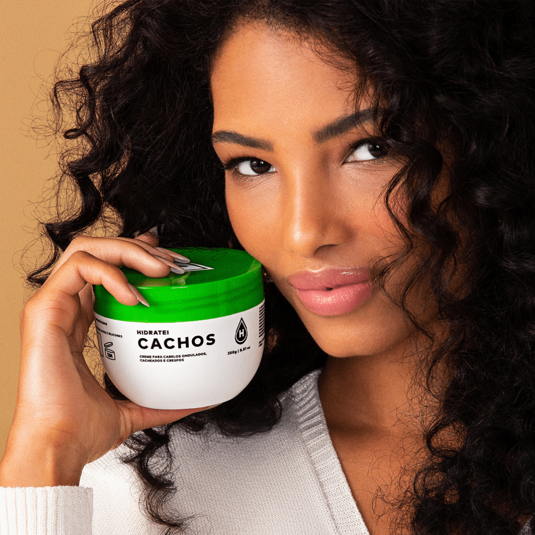 Kit Shampoo e Creme Capilar Cachos