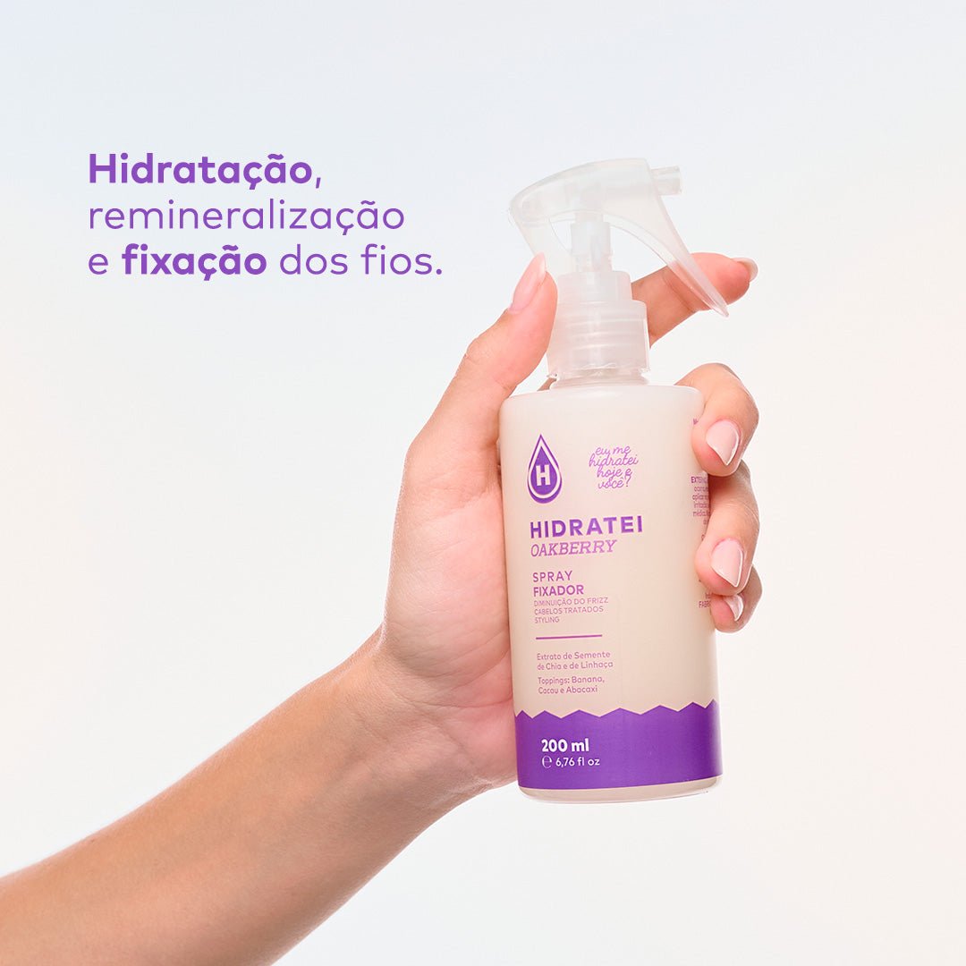 Kit Finalizador + Shampoo + Condicionador Hidratei OAKBERRY
