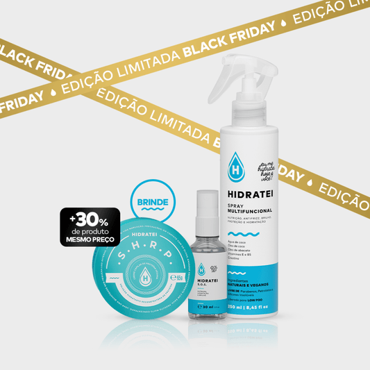 Kit Leave-in + SOS + SHRP Edição Limitada