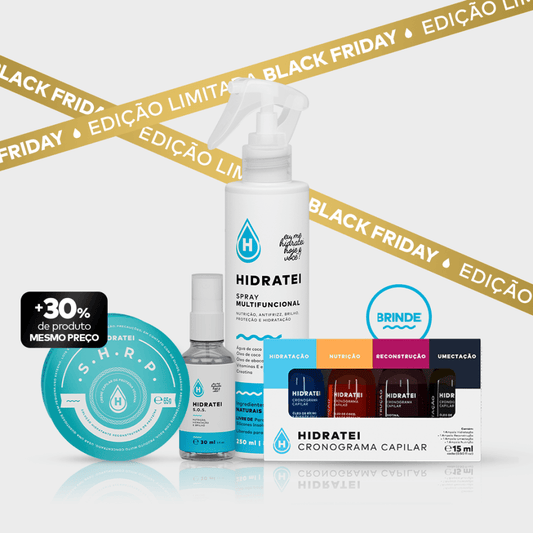 Kit Leave-in + SOS + SHRP (Ganhe Cronograma Capilar) Edição Limitada