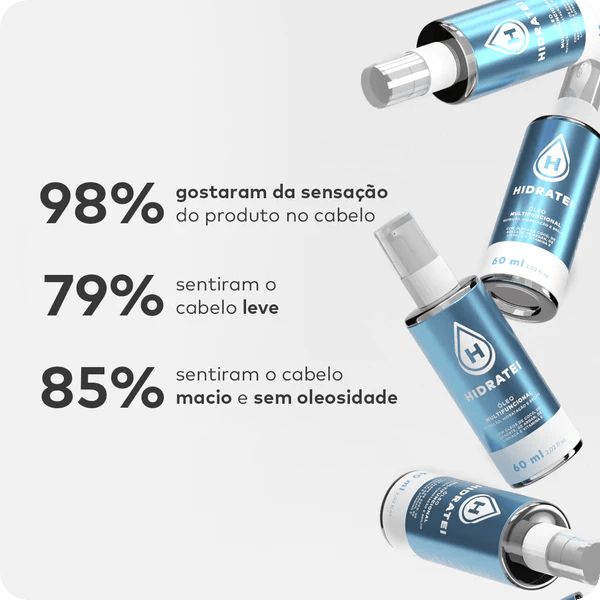 Kit Óleos Capilares Hidratei – Hidratação, Nutrição e Antifrizz